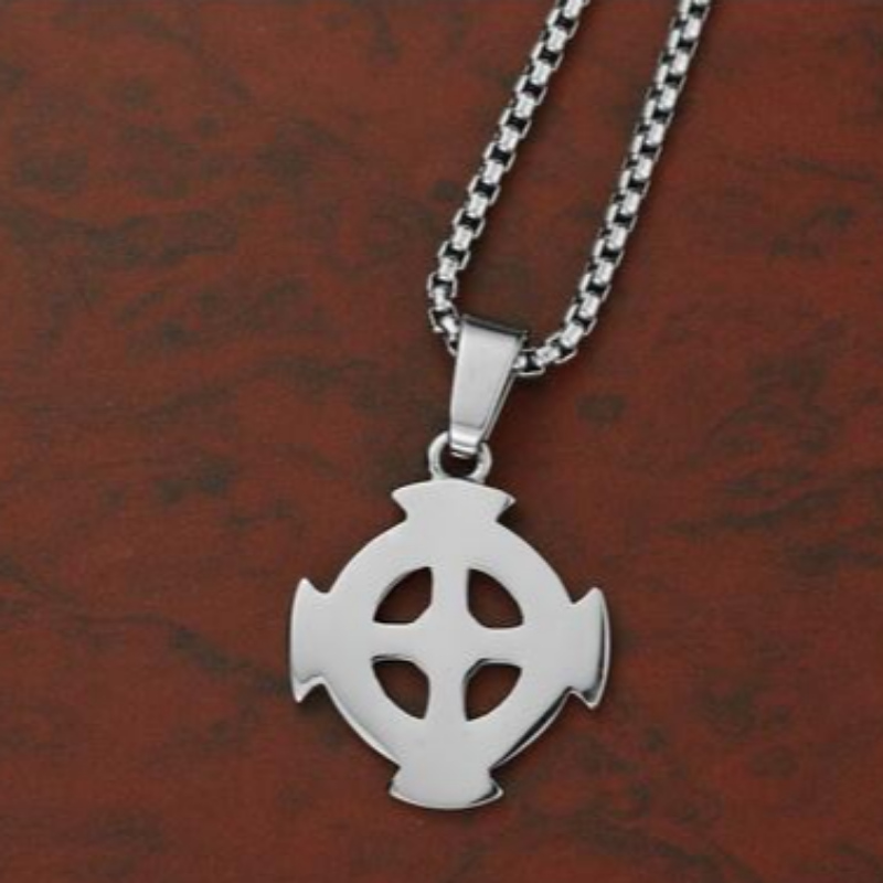 Personalisoidut korut korealaiset muotimiehet\\ s Stainless Steel Cross Pendant tag Retro Pattern Cross Pendant